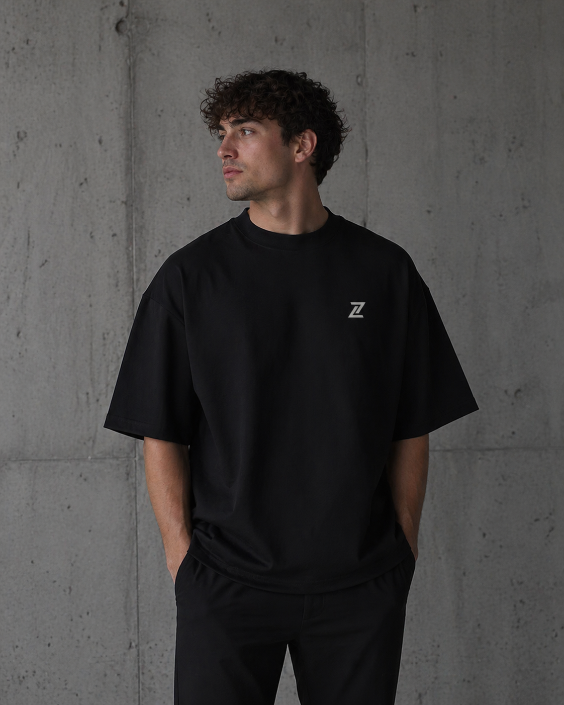 Oversized Tee – Black